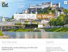 Tablet Screenshot of clubsalzburg.at